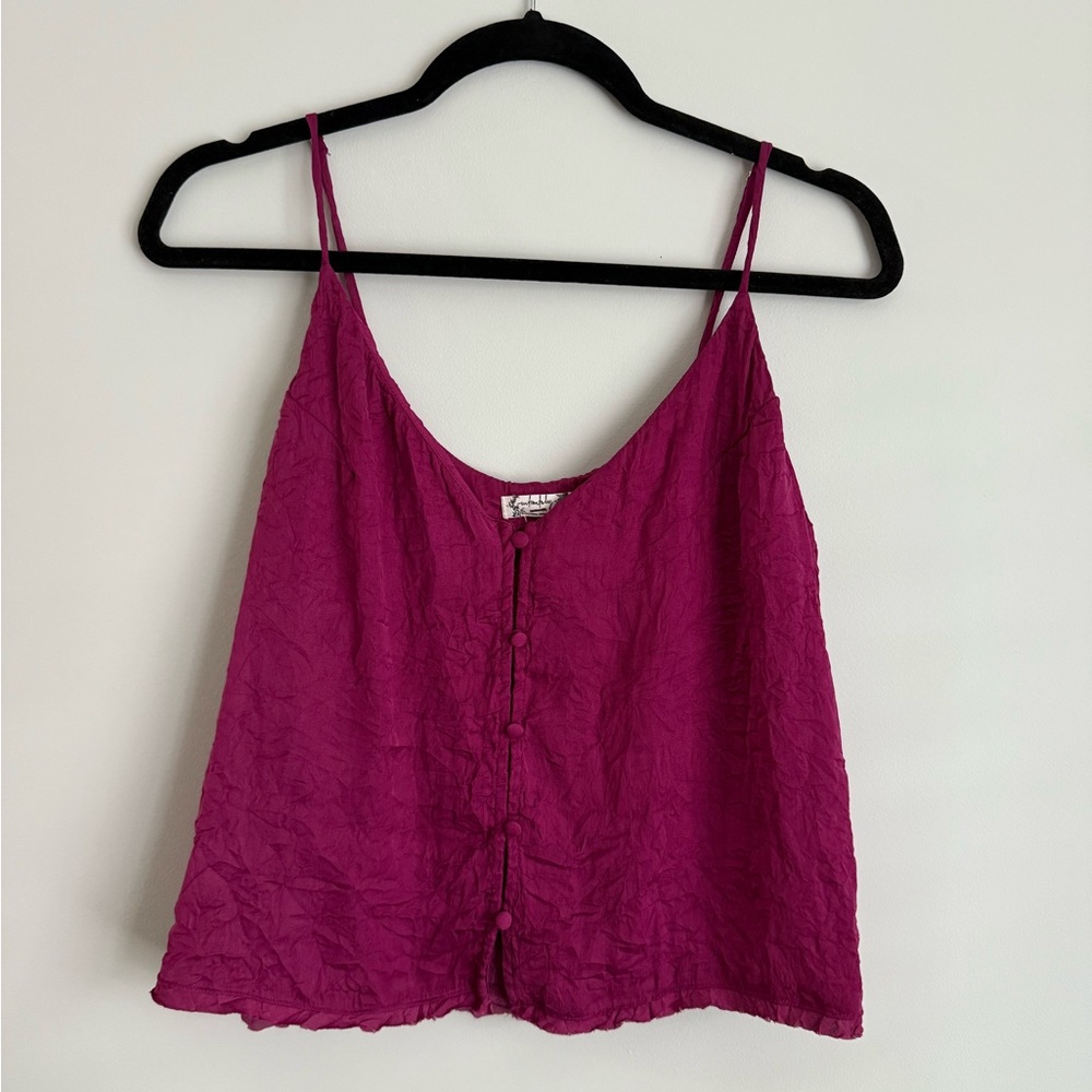 NWOT Intimately Free People Maroon Tank Top